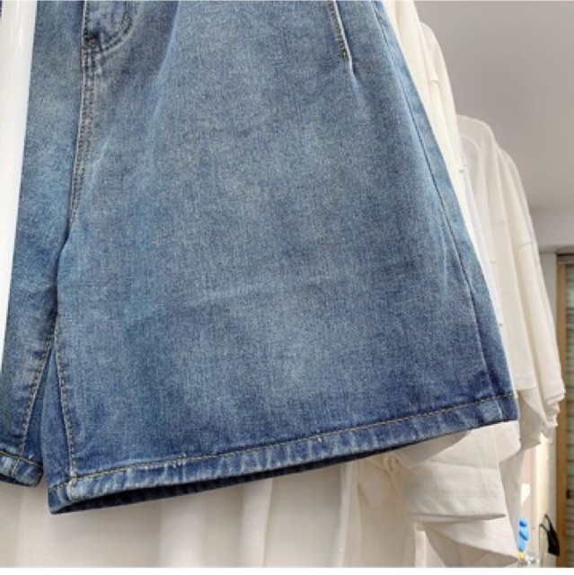 🔅Quần Jeans Ngố Nữ Đai Nút