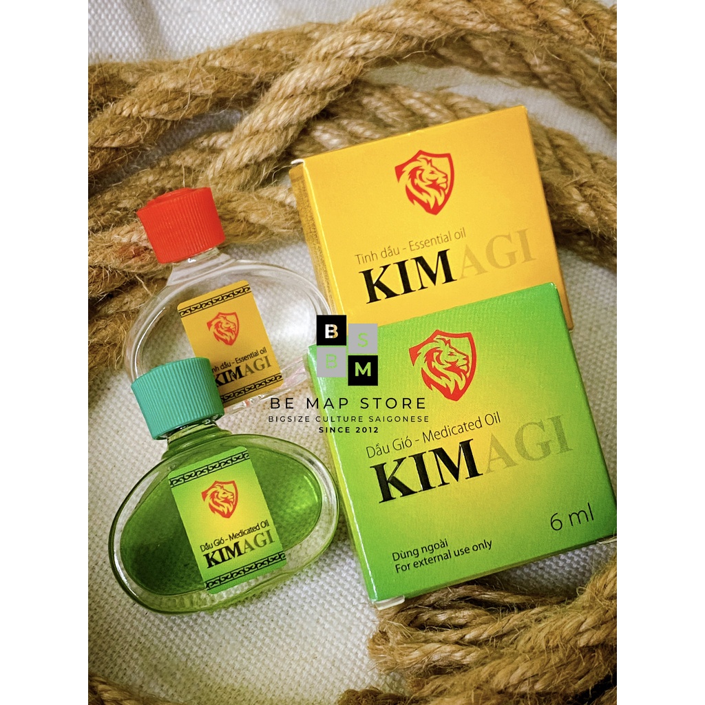 KIMAGI HERBAL Dầu Gió Thơm Dịu Nhẹ 6ml - Hàng chính hãng