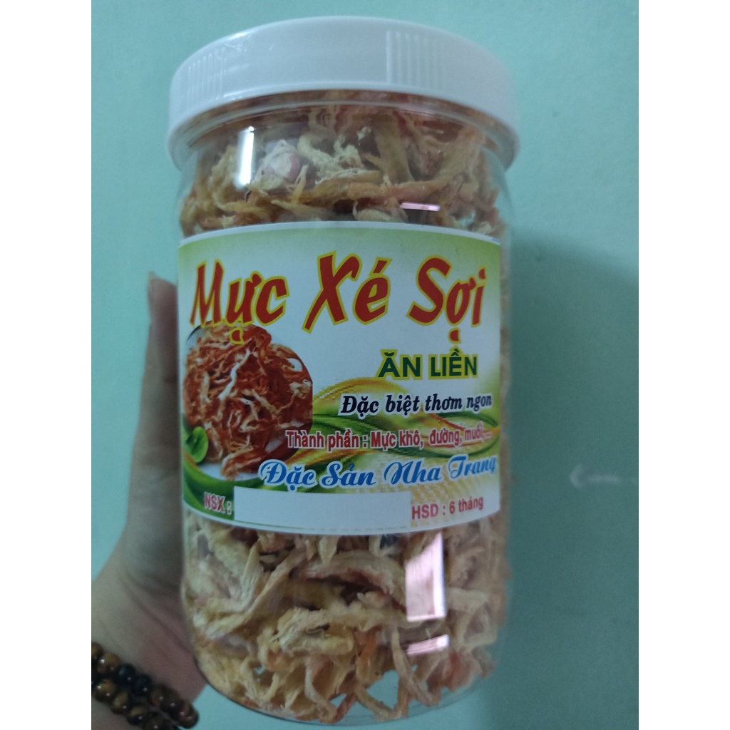 MỰC TẨM XÉ SỢI HẤP DỪA 250GR