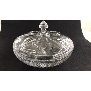 khay đựng mứt bánh kẹo thủy tinh cao cấp cỡ to (30cm)