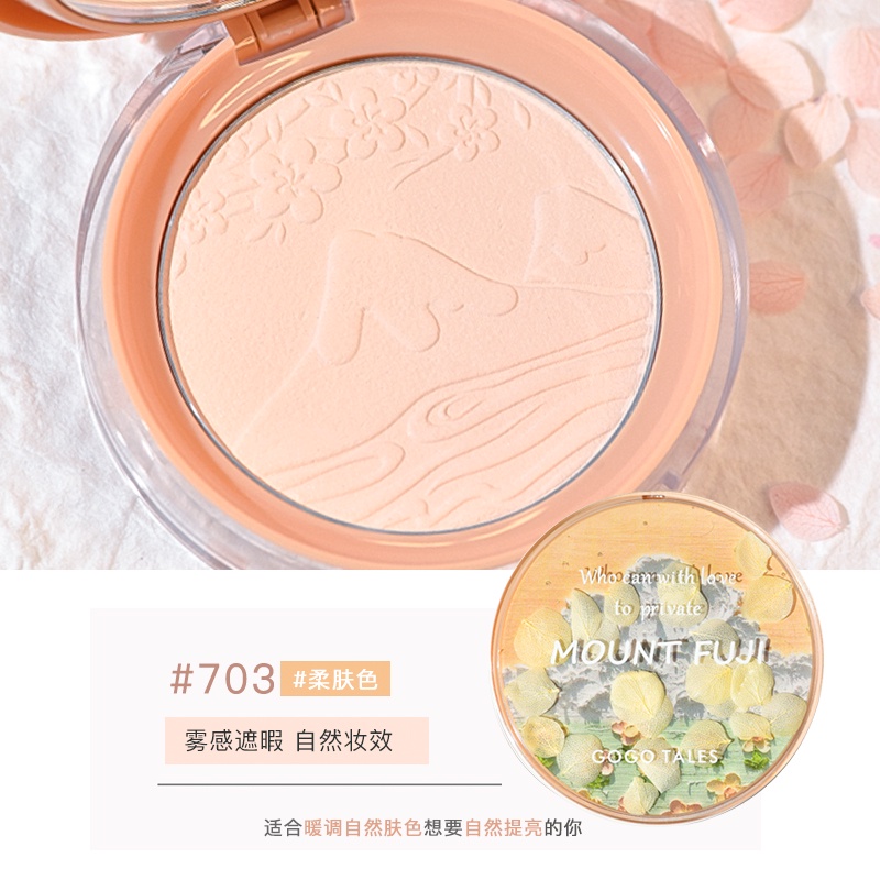 Phấn phủ dạng bột GOGOTALES chống thấm nước kiểm soát dầu nhiều màu tùy chọn