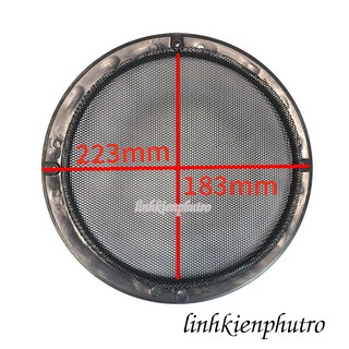 Khung Lưới Bảo Vệ Loa 8inch Đen