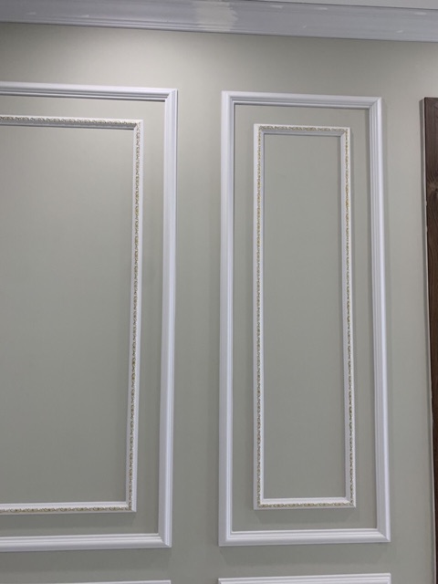 Chỉ nhựa composite bản rộng 4cm - 863 hoa tiết vàng hoàn thiện bề mặt