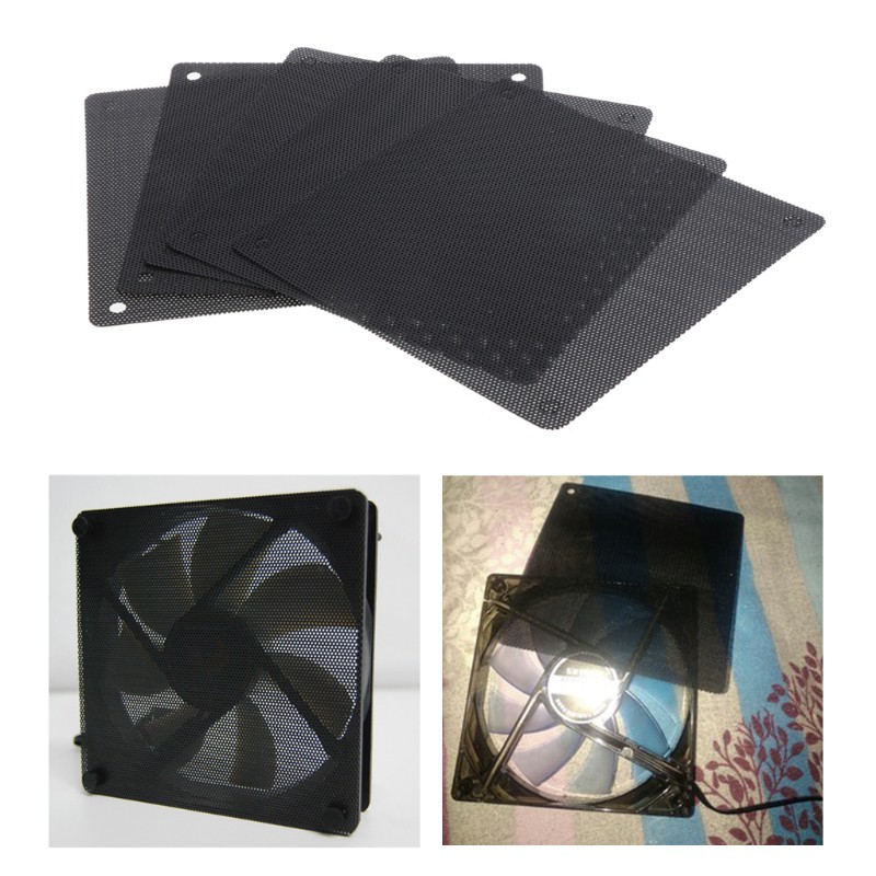 Bộ 5 tấm lưới bằng nhựa PVC chống bụi cho quạt máy tính