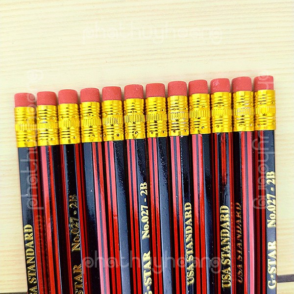 Hộp 12 cây bút chì 2B Gstar chất lượng cao ✏️ FREESHIP 🚚 - Phát Huy Hoàng