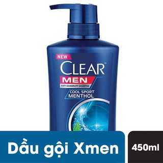 Dầu gội Clear Men bạc hà 410ml