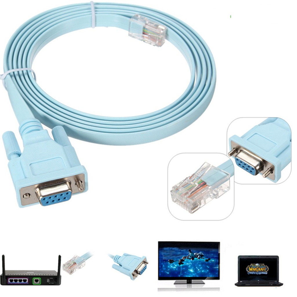 Cáp Lập Trình Cisco - RS232 (Com) to RJ45 - Hàng Nhập Khẩu