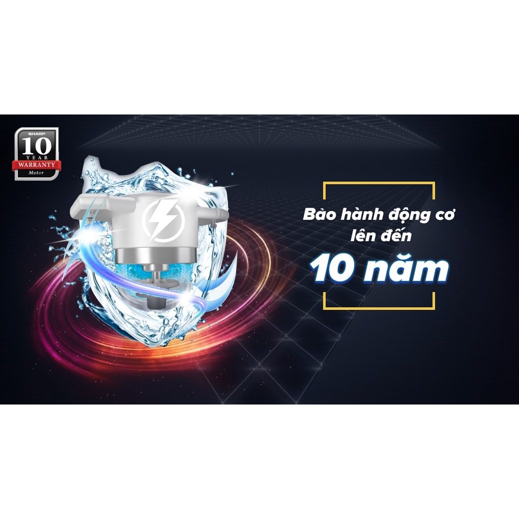 [Mã ELHAMS5 giảm 6% đơn 300K] [Sharp FK1054SV] Máy giặt Sharp Inverter 10.5 Kg ES-FK1054SV-G