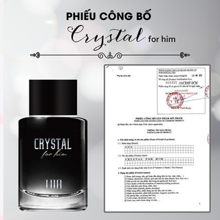 [GIÁ SỐC] Nước Hoa LUA Crystal For Him 60ml