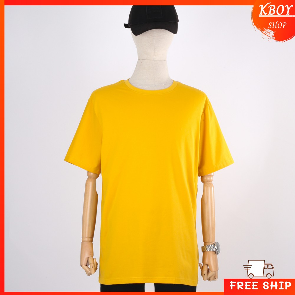 Áo Thun Trơn Nam - Áo phông nam tay ngắn 100% cotton Trắng Đen dáng ôm vừa vặn AT01 | BigBuy360 - bigbuy360.vn