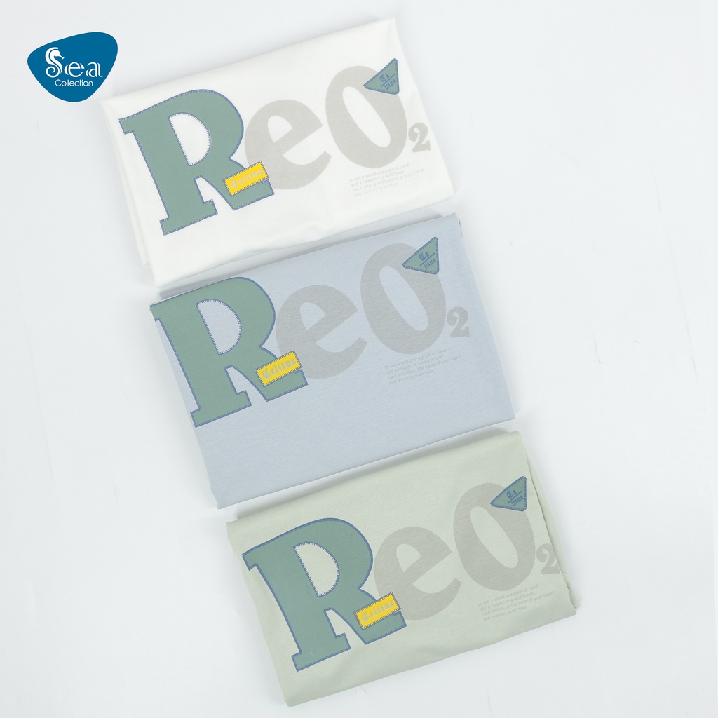 Áo Thun Nam cổ tròn tay ngắn Sea Collection in chữ REO 5629