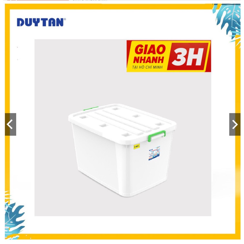 THÙNG NHỰA VUÔNG BÁNH XE ĐẨY ĐỰNG QUẦN ÁO DUY TÂN DUNG TÍCH 15L-30L-55L-90L-120L-140L- GIAO NHANH 1H