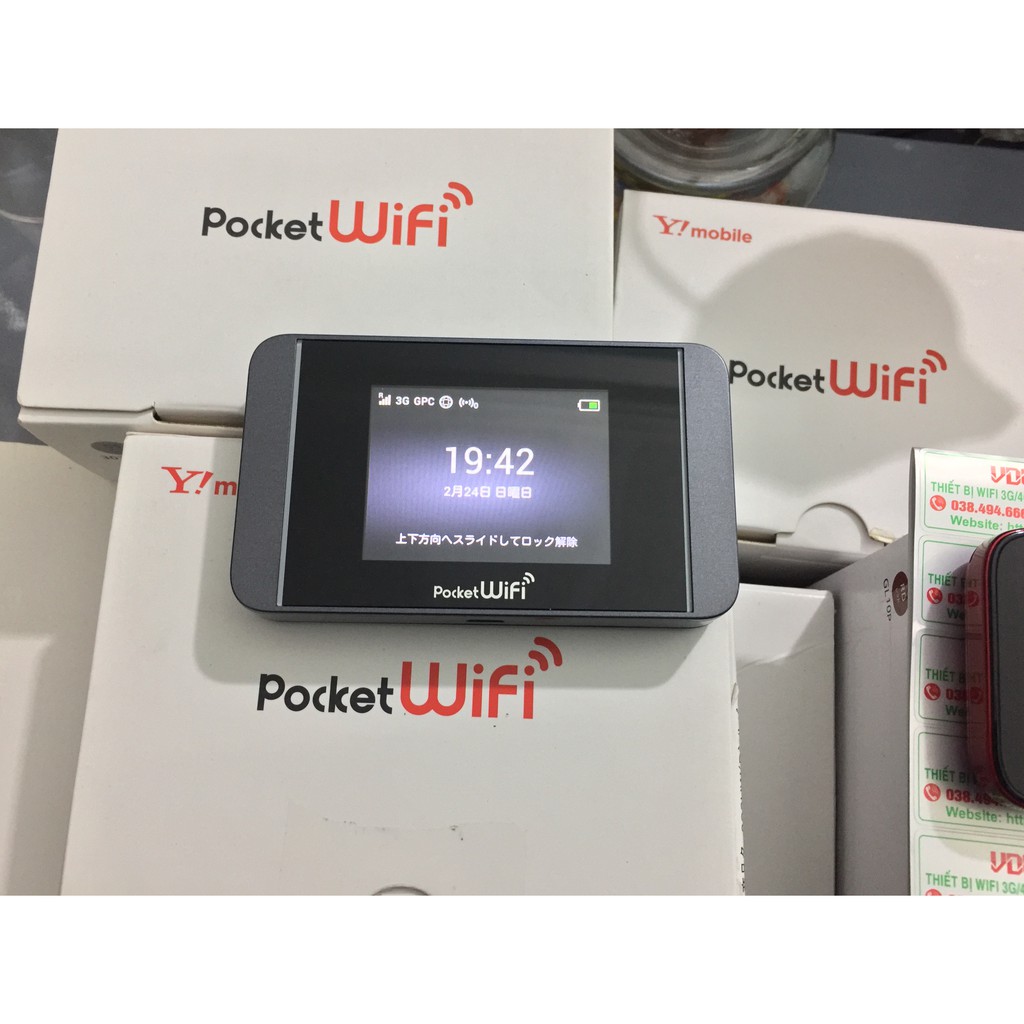 Bộ phát Wifi 3G/4G Nhật nội địa - Huawei 303HW - Tốc độ cao - Pin lâu