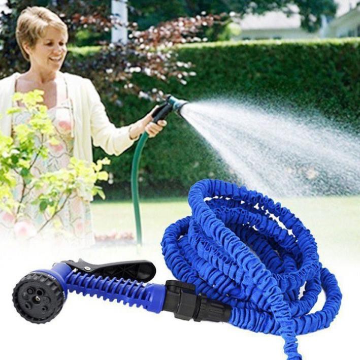 Bộ Vòi Xịt Nước Thông Minh Giãn Nở 15m (Xanh)