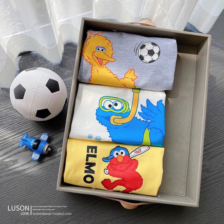 Áo cotton bé trai/bé gái❤️ Hàng Quảng Châu Cao Cấp ❤️ Cộc Tay Cho Bé