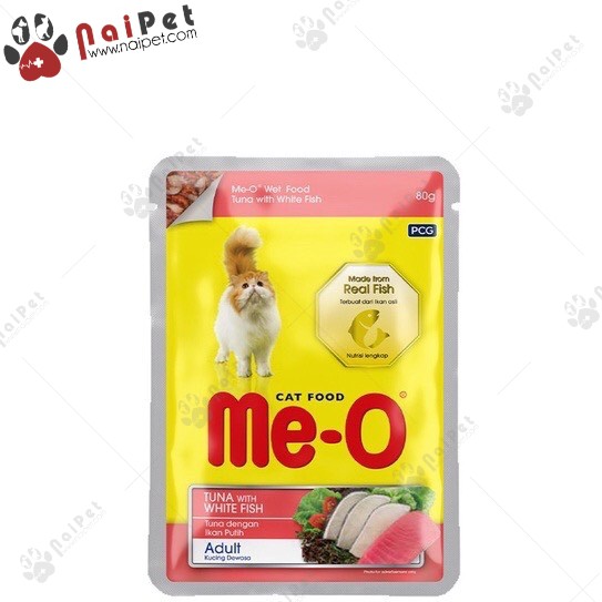 Pate Mèo Súp Mèo Nấu Đông Me-O 80g