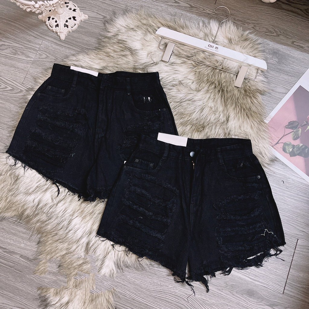 [BÁN SỈ] Quần Short Jeans Nữ Rách Năng Động_Hàng Quảng Châu_Xuống Phố Cực Xinh