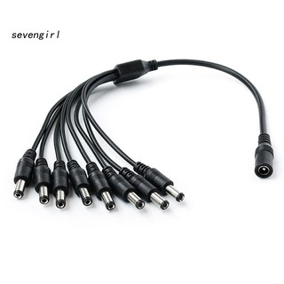 Dây Cáp Chia 8 Cổng DC Dành Cho Camera An Ninh CCTV