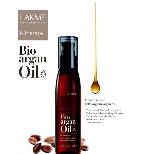 Tinh dầu K.Therapy Lakme Bio-Argan Oil 125ml