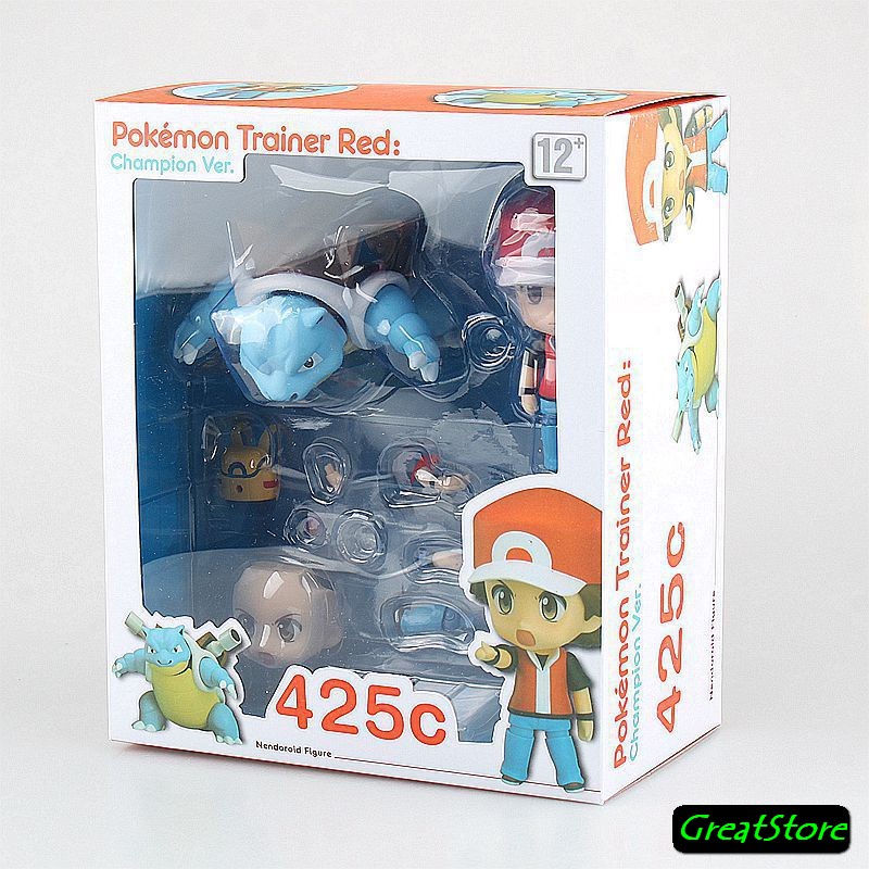 Mô hình RED và các Pokemon 425a, 425b , 425c Q mode cử động được