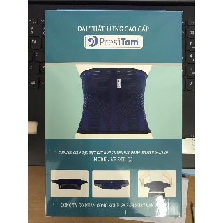 Đai Thắt Lưng Cao Cấp Presitom VP-ĐTL-Q2 cho người đau lưng, cột sống