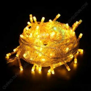 Dây đèn led trang trí màu vàng nắng dài 7m
