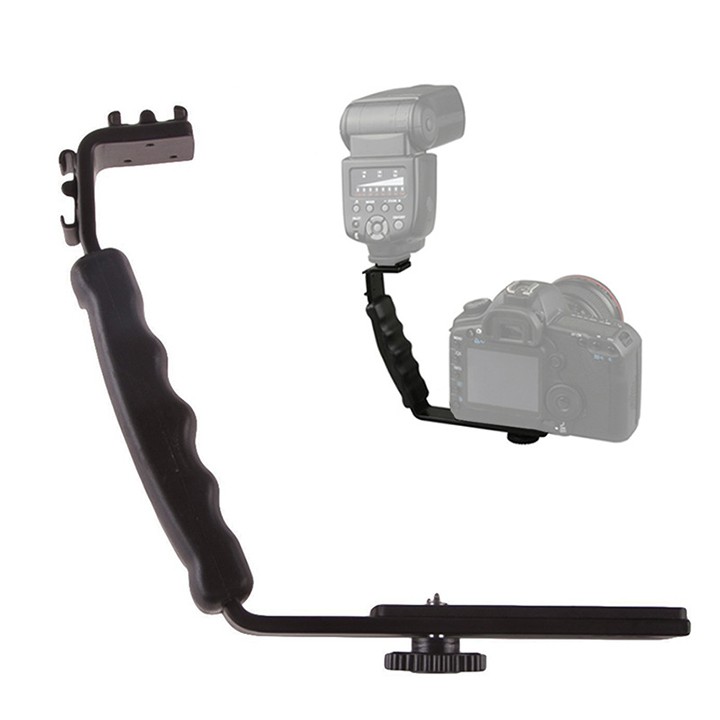 Tay cầm L-Shape quay video cho máy ảnh và điện thoại | BigBuy360 - bigbuy360.vn