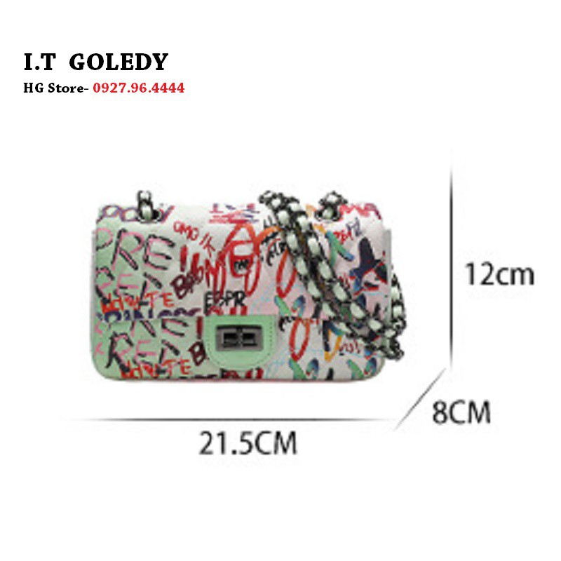 Túi Xách Nữ Đeo Vai Cao Cấp  Full BOX GD02 Size 25cm( Bảo Hành 12 Tháng)