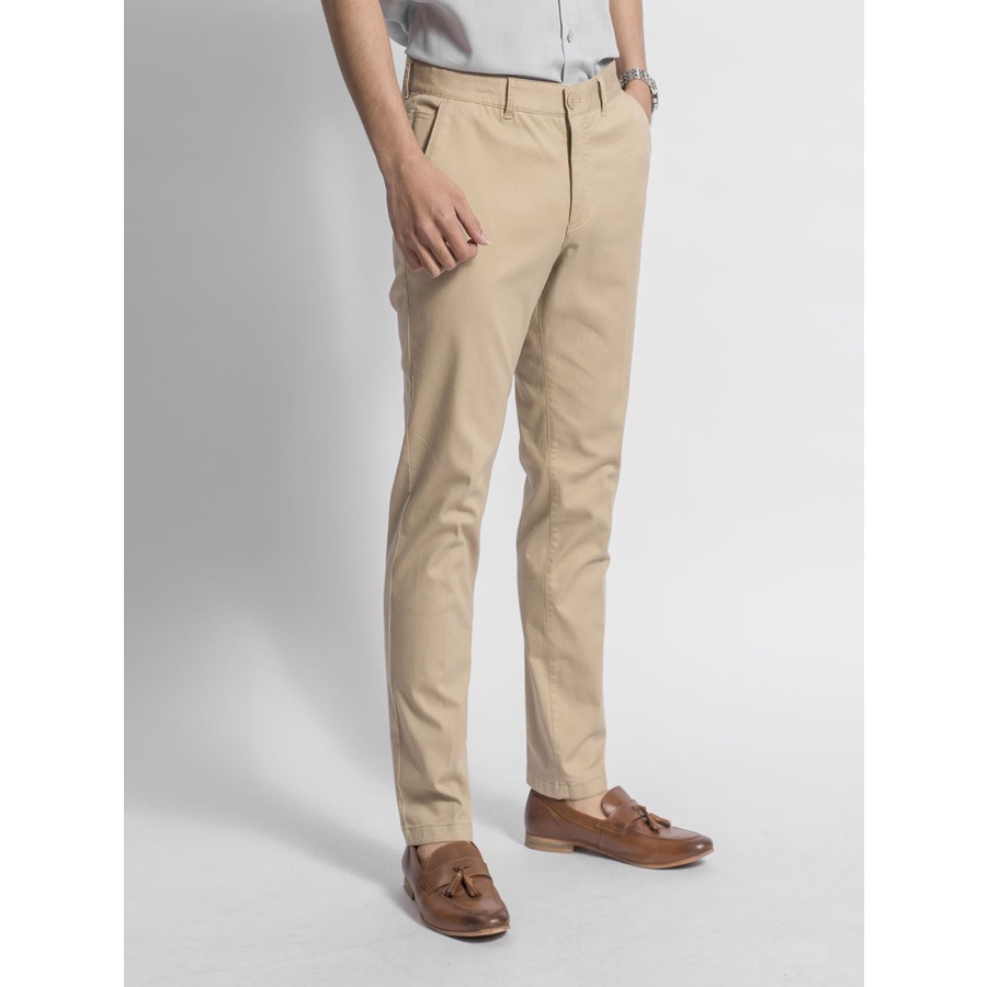 Quần khaki nam Aristino cotton  túi xẻ 2 bên  AKK01108