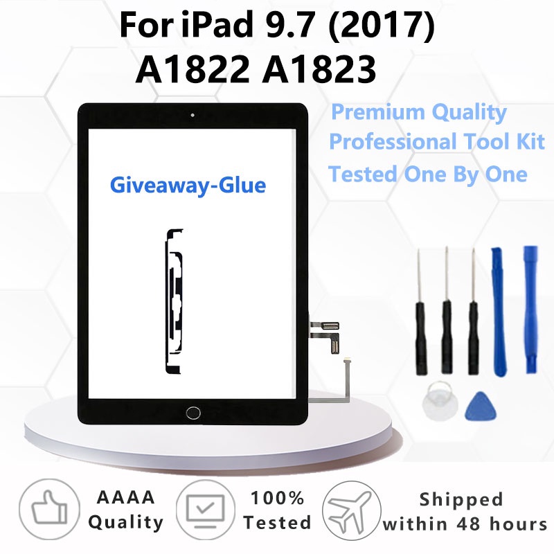 A1822 Màn Hình Cảm Ứng Cho iPad 5 2017 A1823 Màn Hình Cảm Ứng Cho iPad Thế Hệ Thứ 5 Bộ Số Hóa Mặt Tr