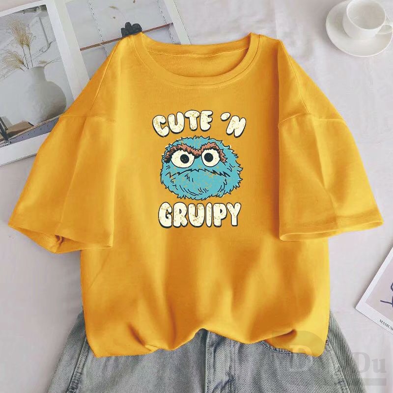 Áo Thun In Hình DaDu Thời Trang Mùa Hè Mới Cho Bé Gái  Áo Thun NgắN Tay In HoạT HìNh Xinh XắN Cho Nữ