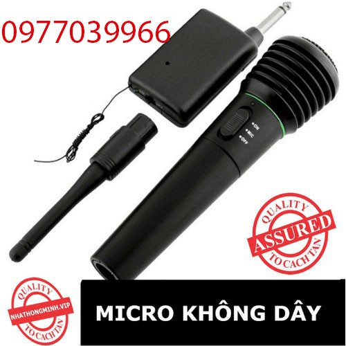 [ GIÁ HUỶ DIỆT] Micro Không Dây Cho Loa Kẹo Kéo Ampli Loa Bluetooth Hát Nhẹ Nghe Hay