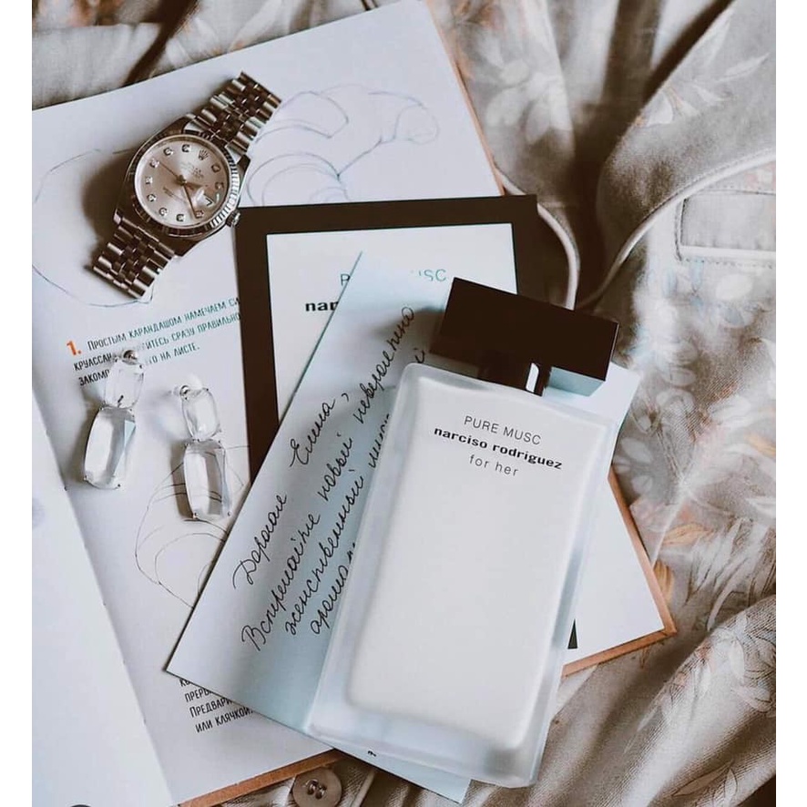Nước hoa nữ Narciso Rodriguez Pure Musc For Her EDP Narciso trắng quyến rũ thanh lịch nữ tính thơm lâu
