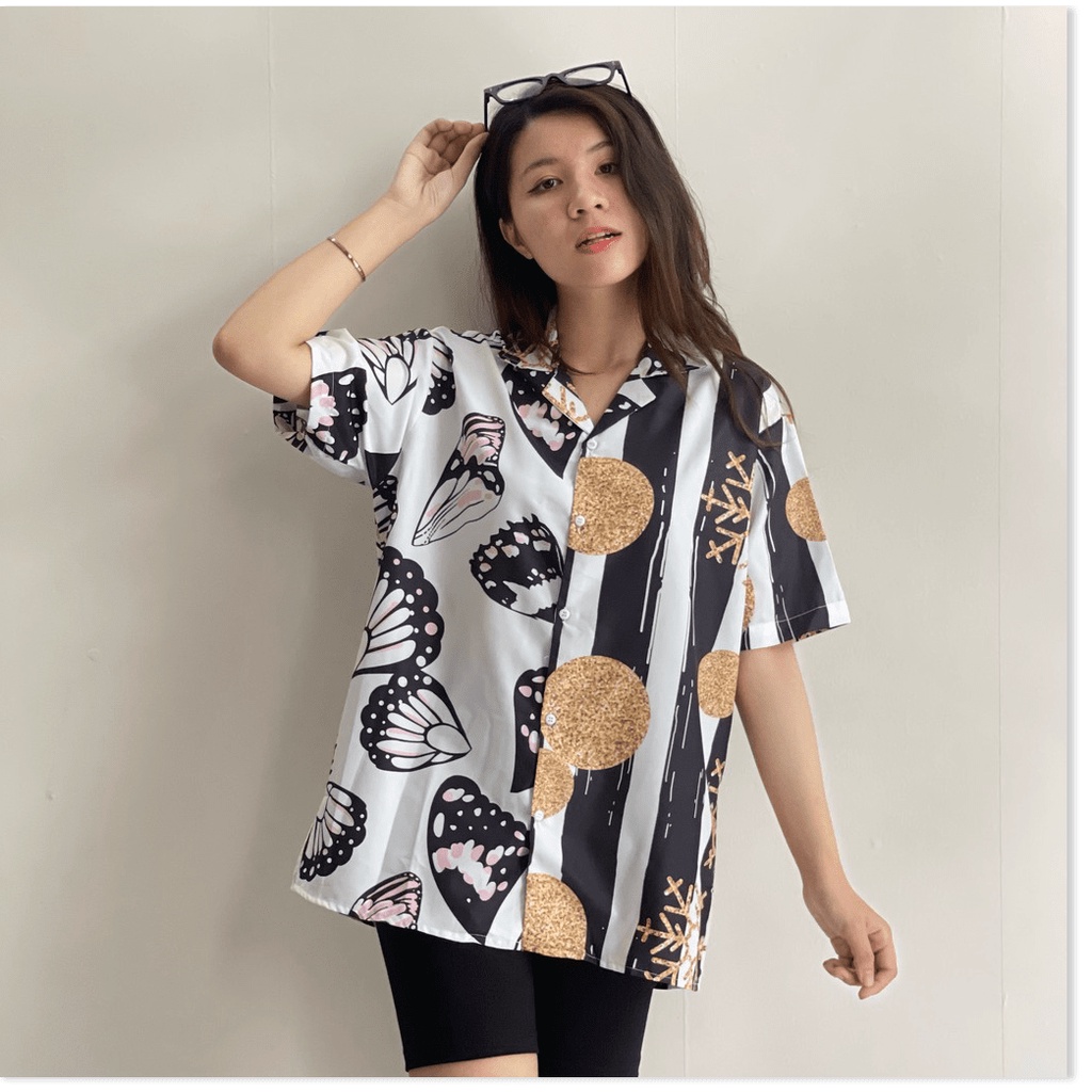 ÁO SƠ MI FORM RỘNG CỰC ĐẸP , SIÊU ĐỘC LẠ , HOT NHẤT 2021 KME FASHION