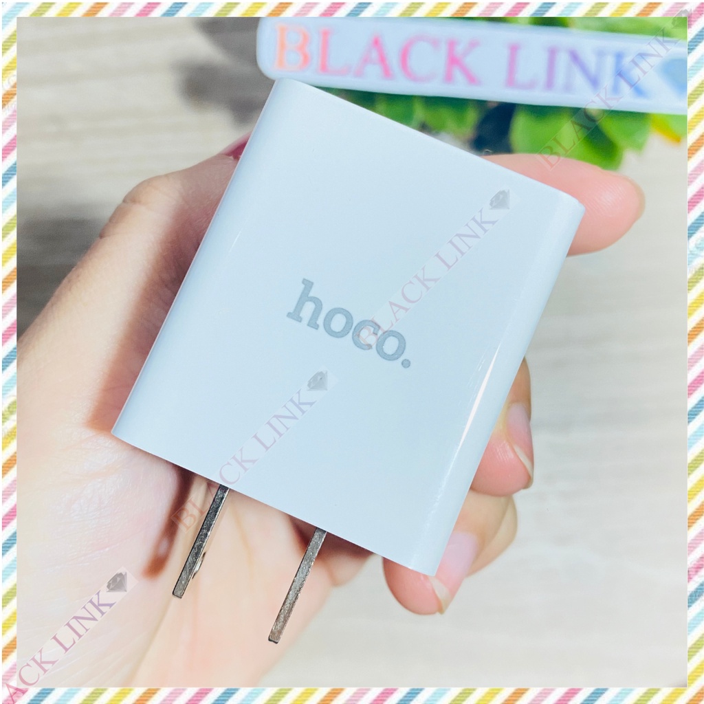 Củ Sạc 2.1A HOCO C89 2 Cổng USB Cao Cấp Điện Thoại Máy Tính Bảng - Cốc Sạc Nhanh Pin Dự Phòng Tai Nghe Bluetooth I12