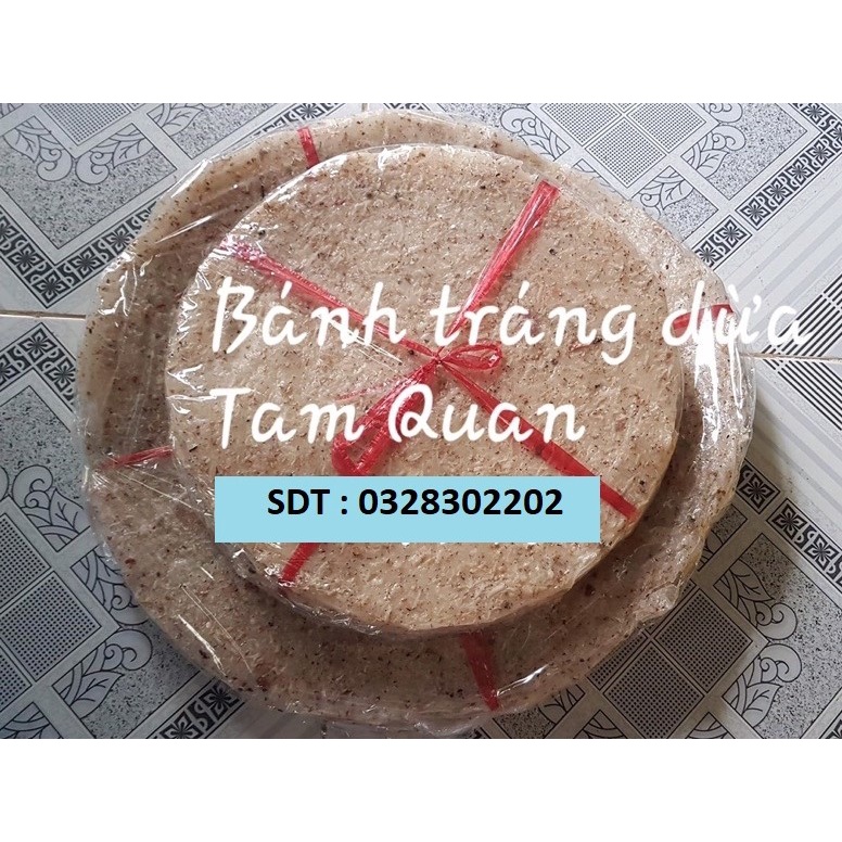LOẠI LỚN - BÁNH TRÁNG NƯỚC DỪA ĐẶC SẢN TAM QUAN BÌNH ĐỊNH - HÀNG CHÍNH GỐC