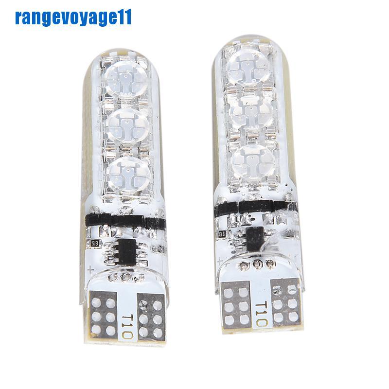 Bộ 2 Đèn Led T10 5050 W5W 6 Smd Điều Khiển Từ Xa