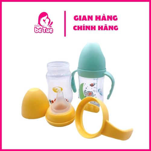 Bình sữa PP GB Baby cổ rộng 180ml - chính hãng