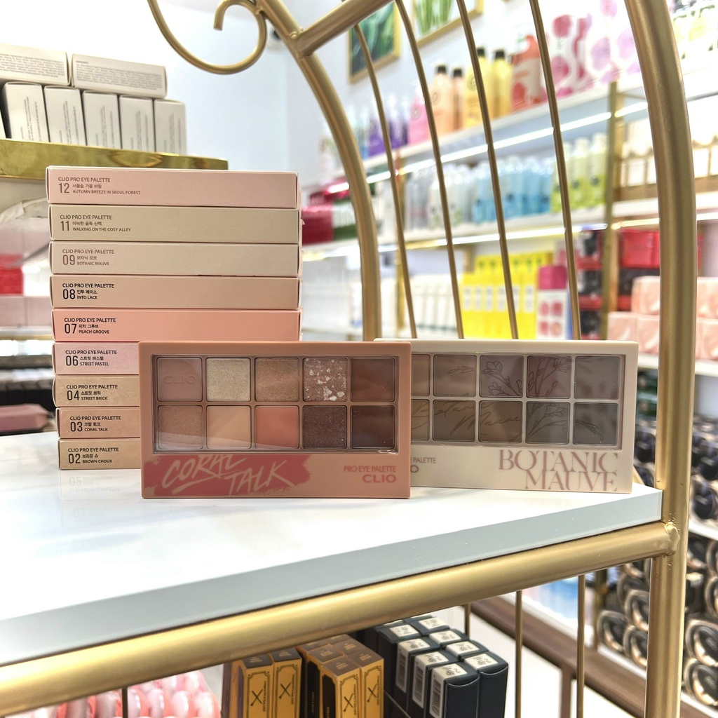 Bảng Phấn Mắt 10 Màu CLIO Pro Eye Palette 0.6G*10