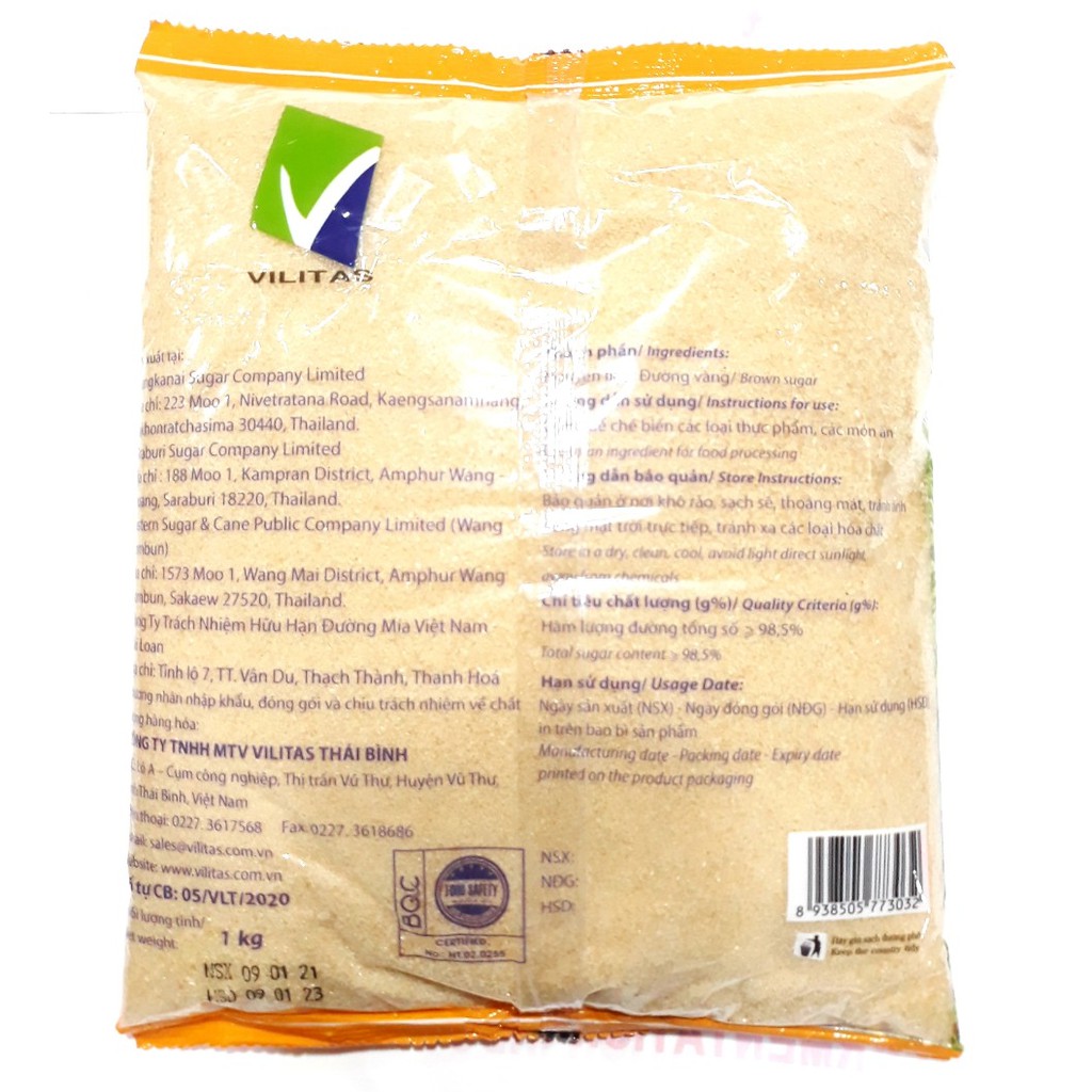 Đường Vàng Hoa Mai Cuộc Sống Việt Túi 1kg