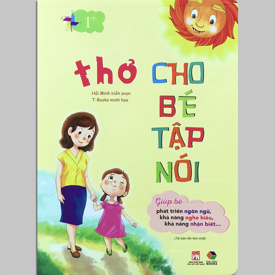 Sách - Thơ cho bé tập nói (bìa cứng) - Tái bản 2020