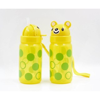 Bình nước vòi hút Skater hình gấu 350ml  Hàng Nhật