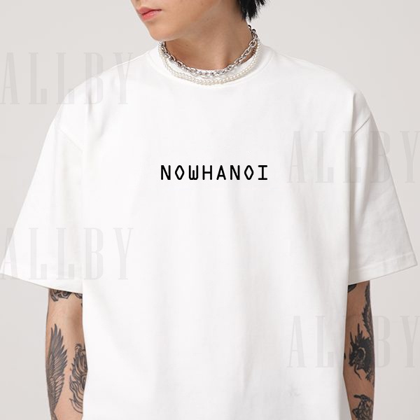 Áo thun unisex NOW HANOI basic TEE From rộng tay lỡ nam nữ - BW FASSHION | BigBuy360 - bigbuy360.vn