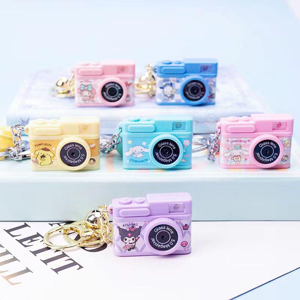 Móc Khóa Hợp Kim Hình Máy Ảnh Melody Phát Sáng Độc Đáo Charms