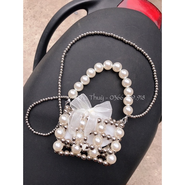 ThuyStore - Túi xách đeo chéo kết hạt handmade