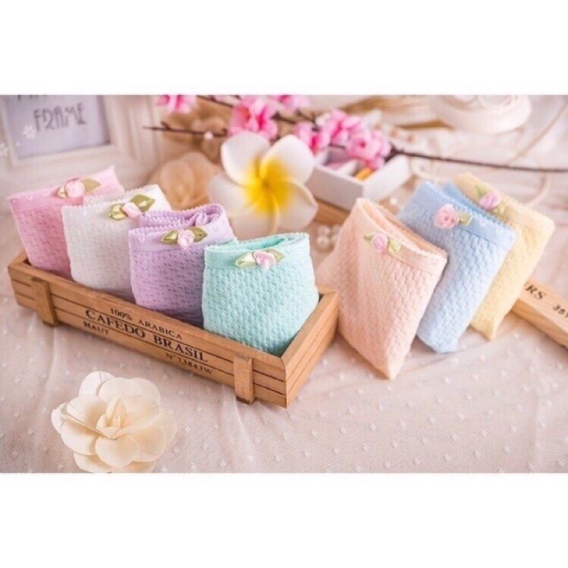 Quần lót cotton nơ hoa siêu đẹp Q 104- CHILL HOUSE