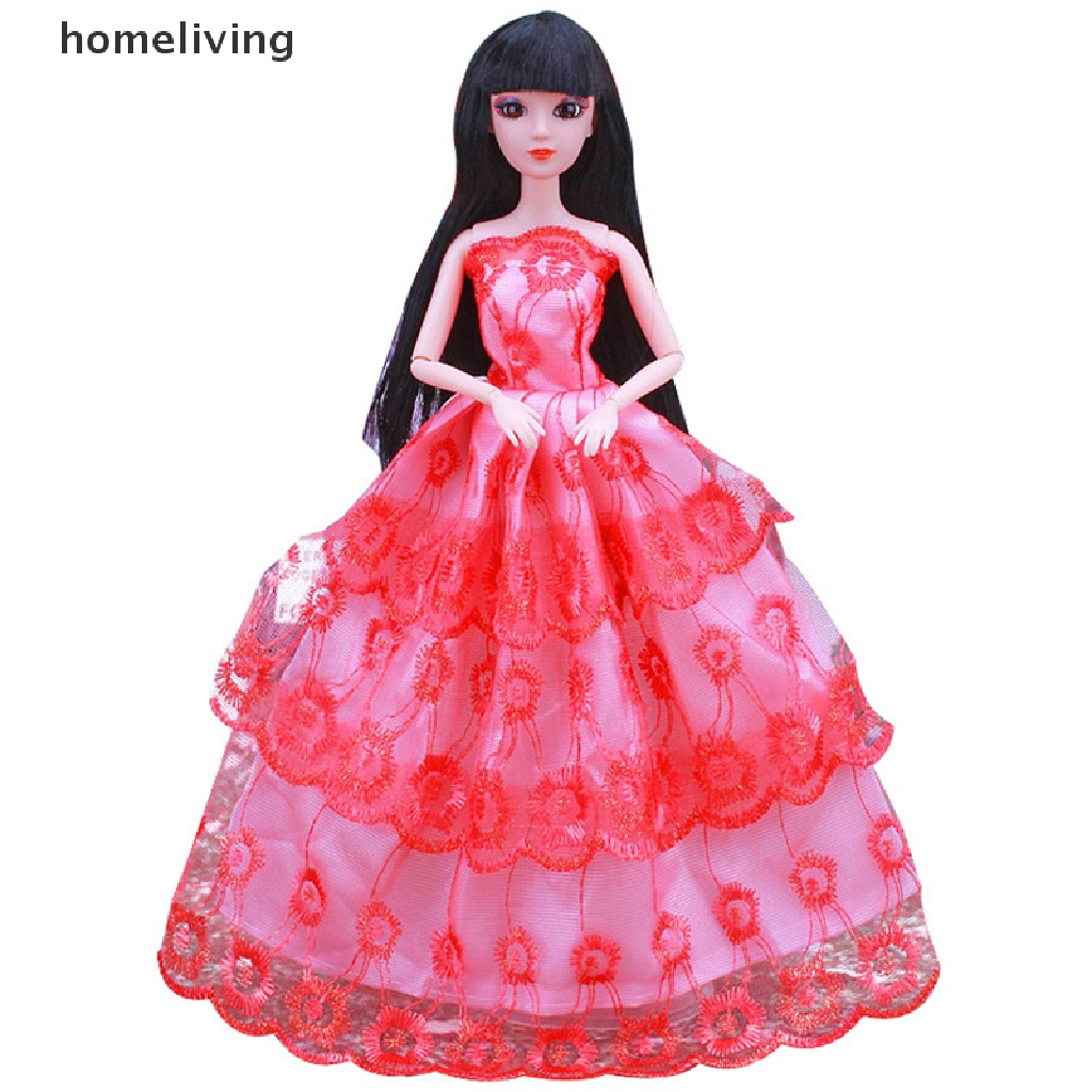 Set 5 Đầm Công Chúa Đồ Chơi Cho Búp Bê Barbie 29CM