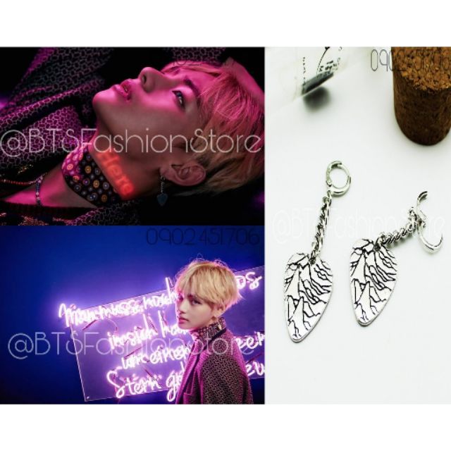 🐯 Khuyên Tai của V BTS trong The Wings Tour Concert Photo 2016 🐯