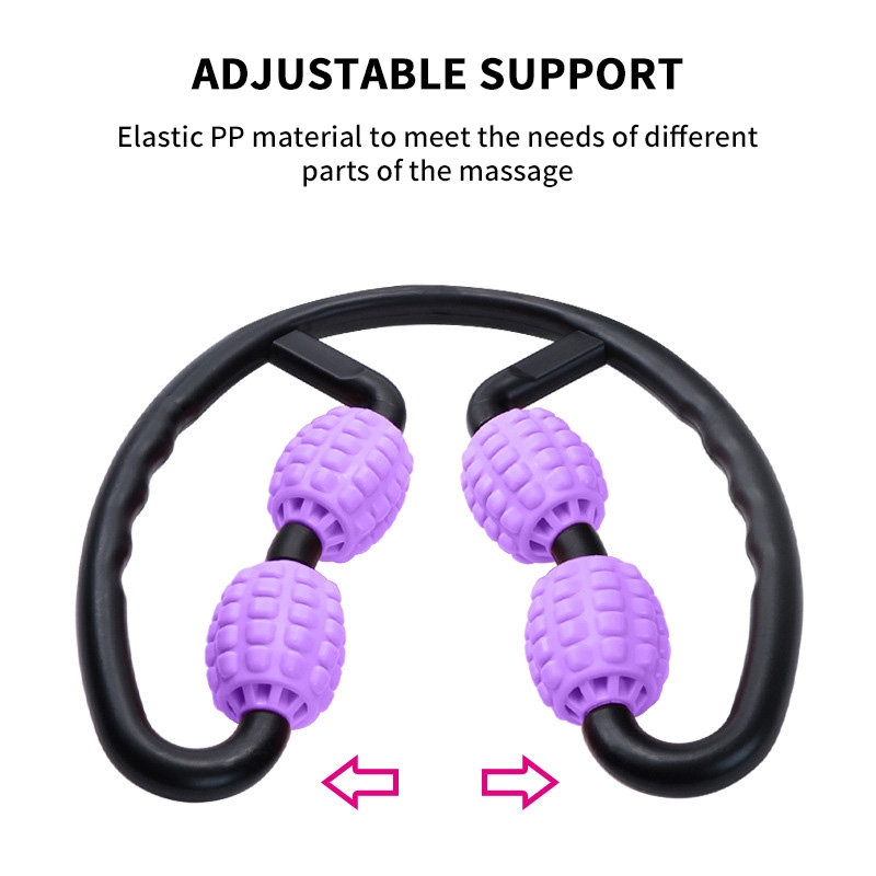 Con lăn hình chữ U hỗ trợ tập luyện thể thao/yoga vùng chân/cánh tay/cổ tiện dụng