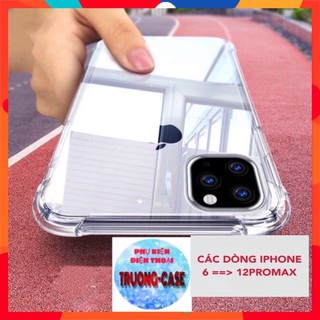Ốp lưng điện thoại iPhone chống sốc trong suốt